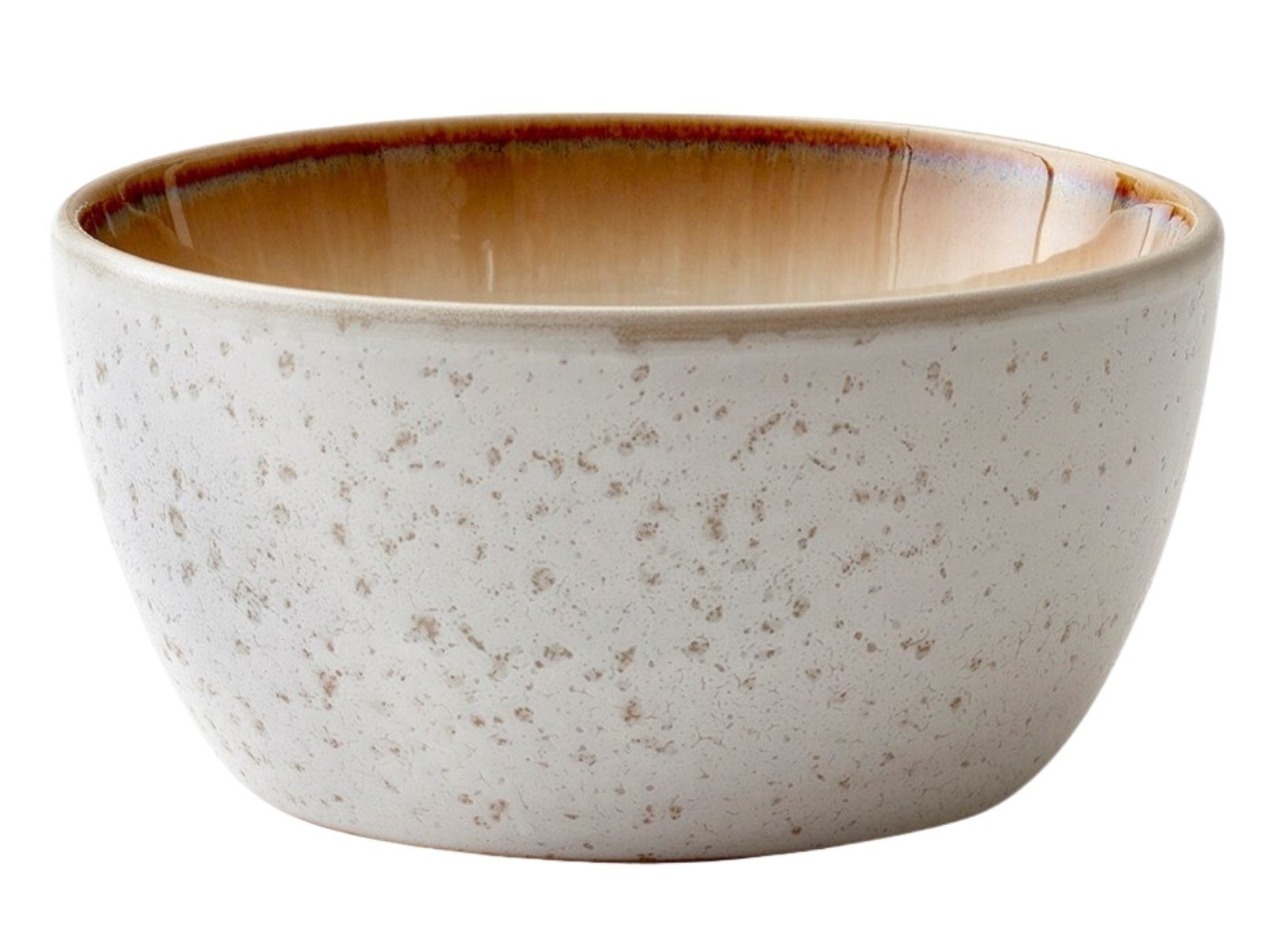 Bitz Schale Bowl cream / cream 14 cm, Steinzeug, (Schüsseln & Schalen), Schale 14 cm Steinzeug Creme/Creme