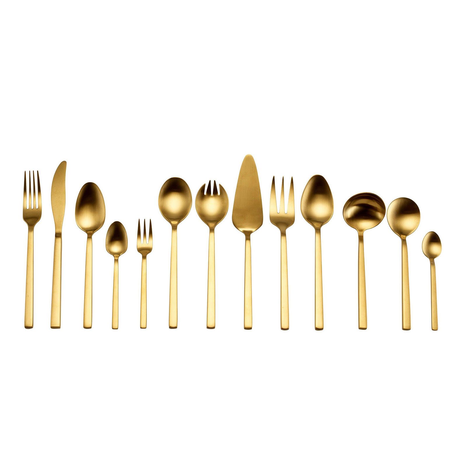 ECHTWERK Besteck-Set Tafelbesteck LINUS (68-tlg), 12 Personen, Edelstahl 18/10, GOLD EDITION, PVD Beschichtung. Reduzierter Preis € 189,90. Unverbindliche Preisempfehlung € 299,99