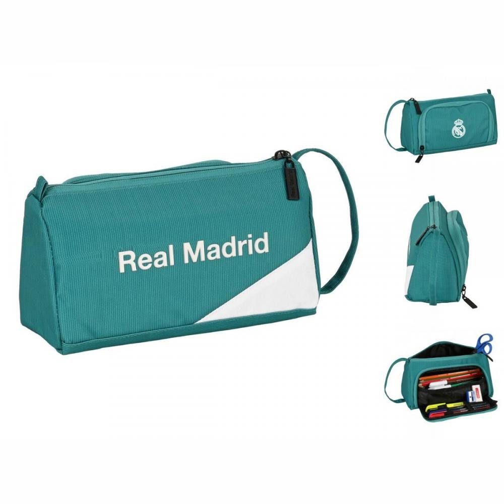Real Madrid Federtasche Schulmäppchen Real Madrid CF Weiß Türkisgrün 20 x 11 x 85 cm 32 Stücke | Federmäppchen
