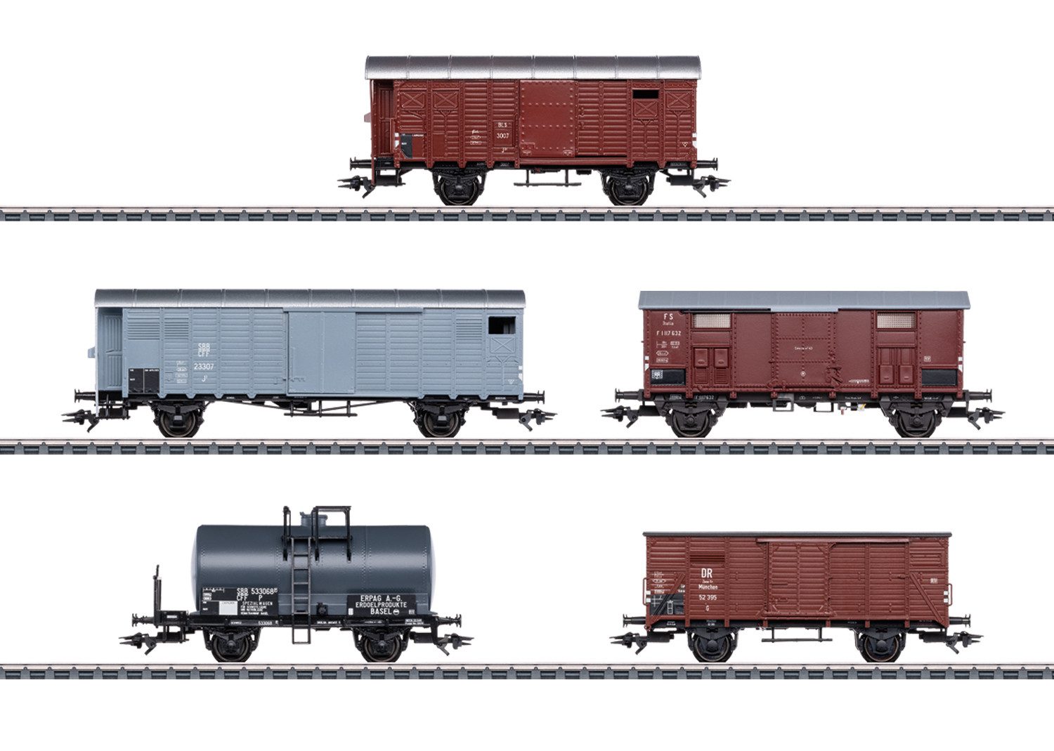 Märklin Güterwagen Güterwagen-Set zur Ae 6/8 - 46575, Spur H0