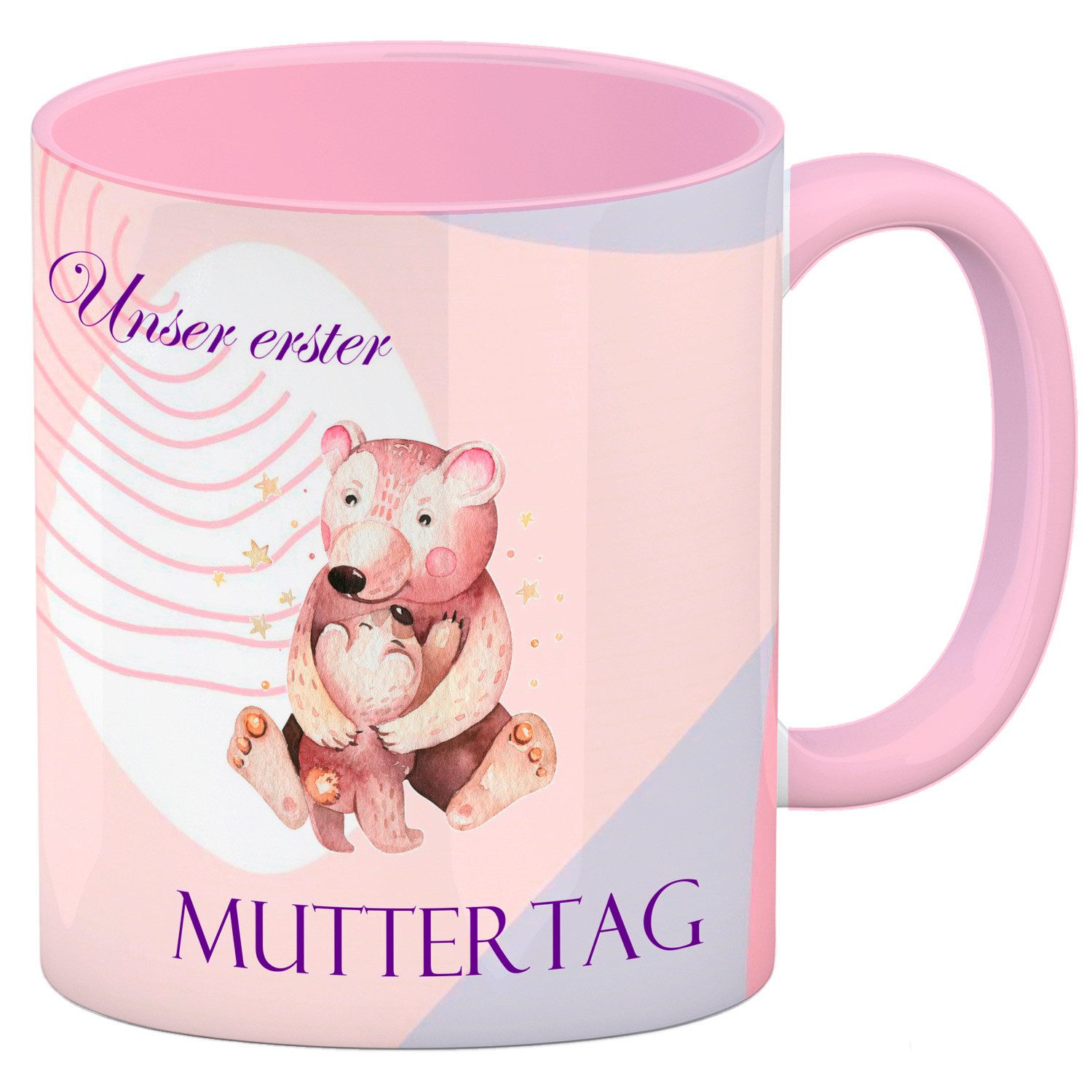 Tasse Unser erster Muttertag Kaffeebecher Rosa