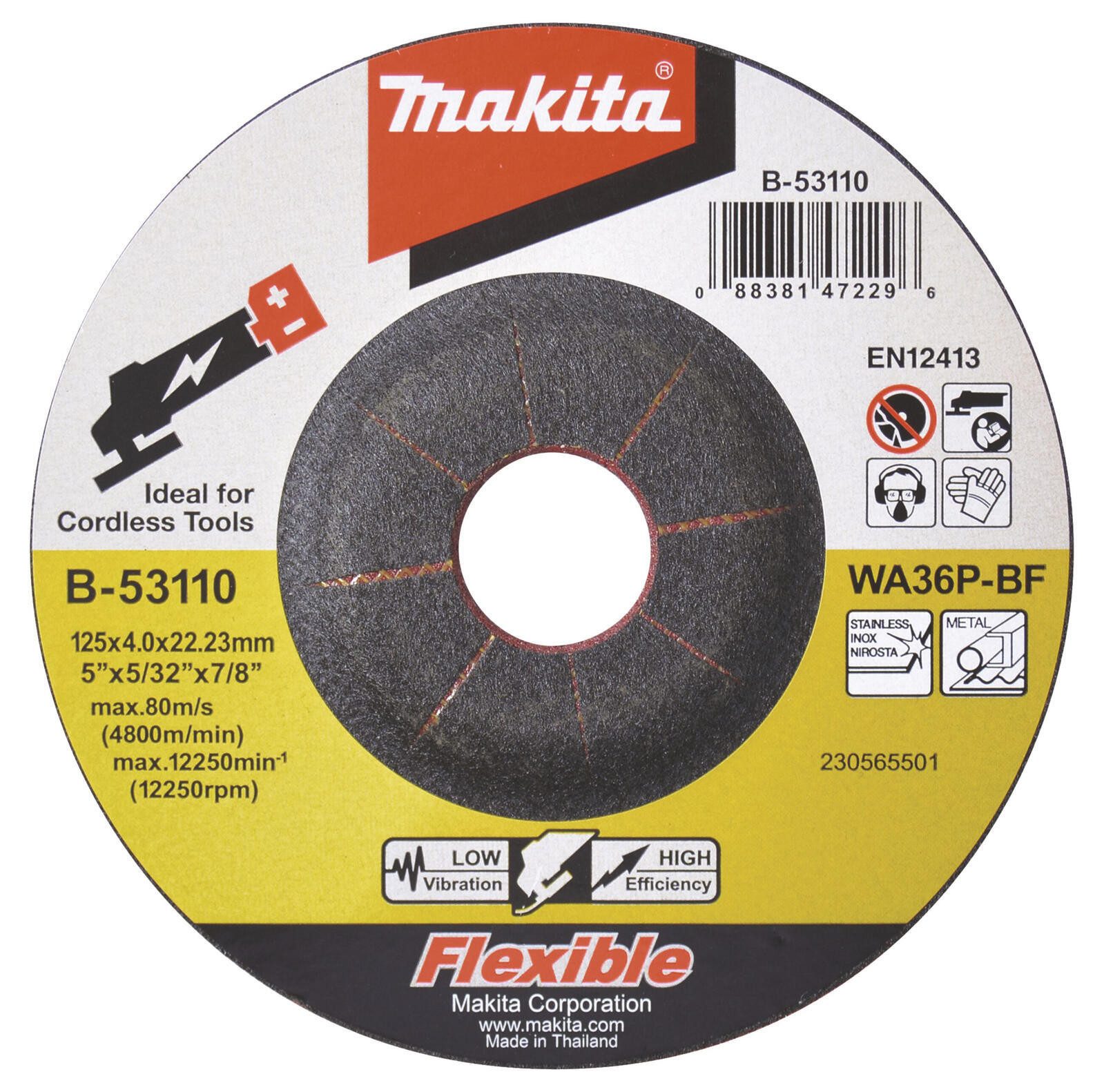 Makita Schleifpapier makita Schruppscheibe 125mm