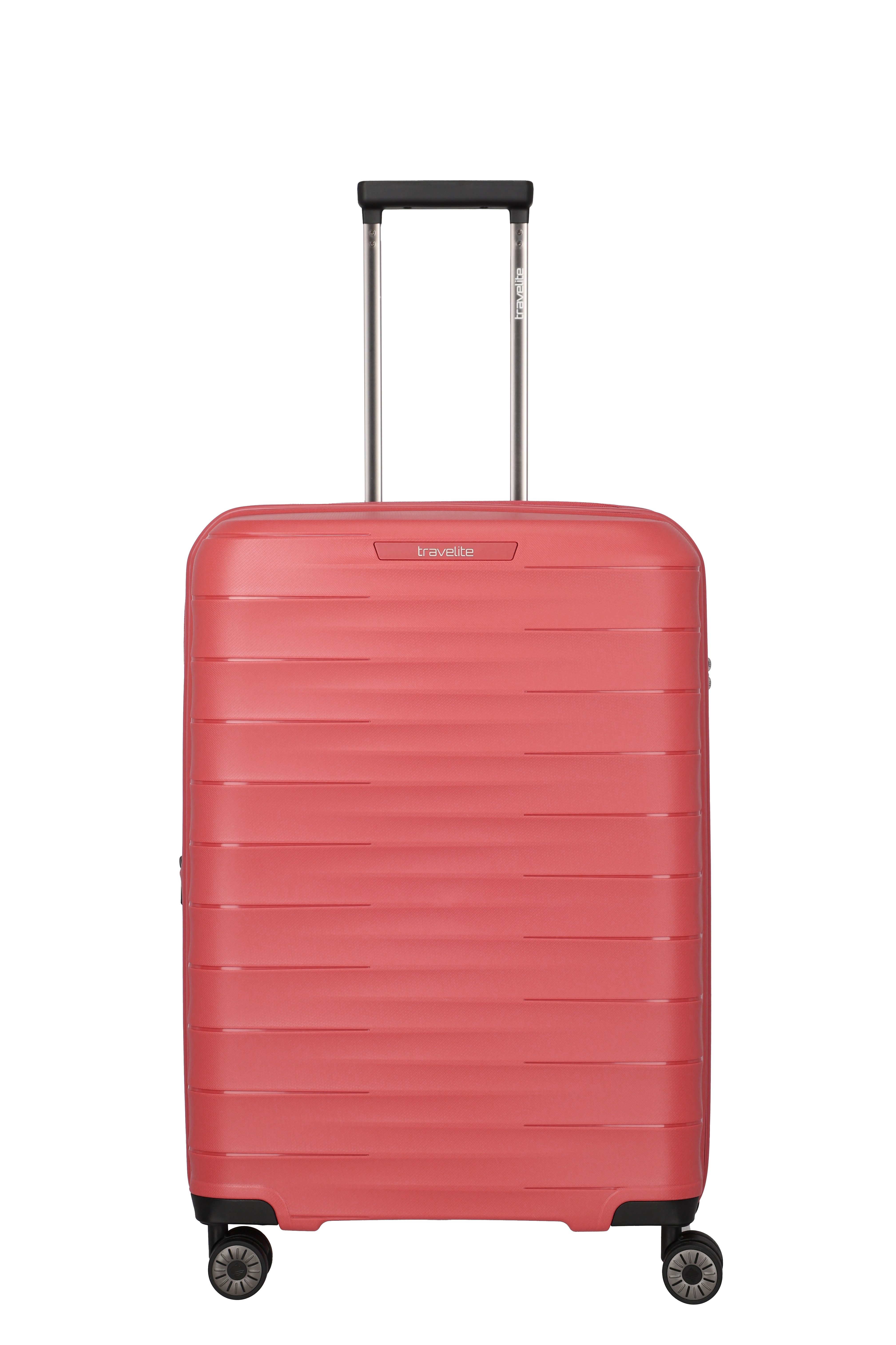 travelite Trolley MOOBY Koffer Hartschale, 4 Rollen, mit TSA-Schloss und kratzresistenter Oberfläche – leicht und robust