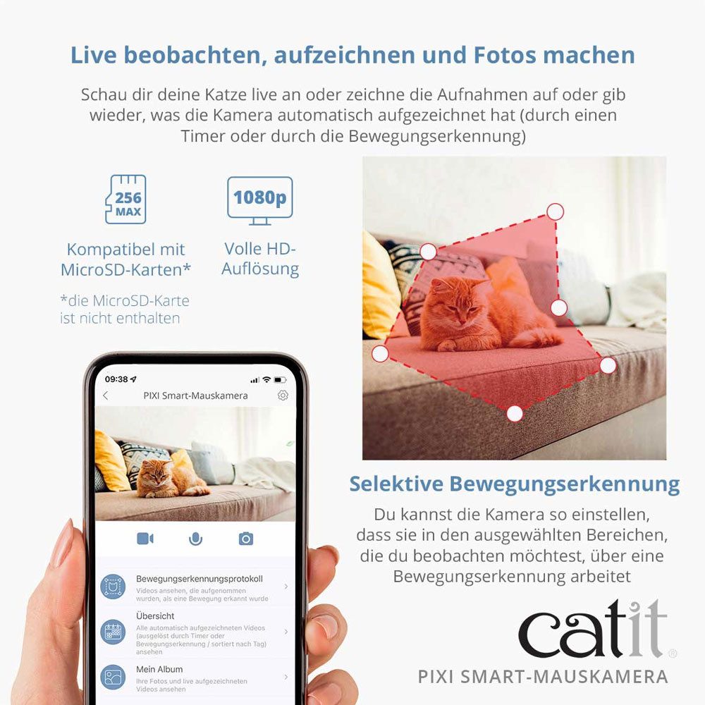 Catit Tierkuscheltier Catit PIXI Smart-Mauskamera