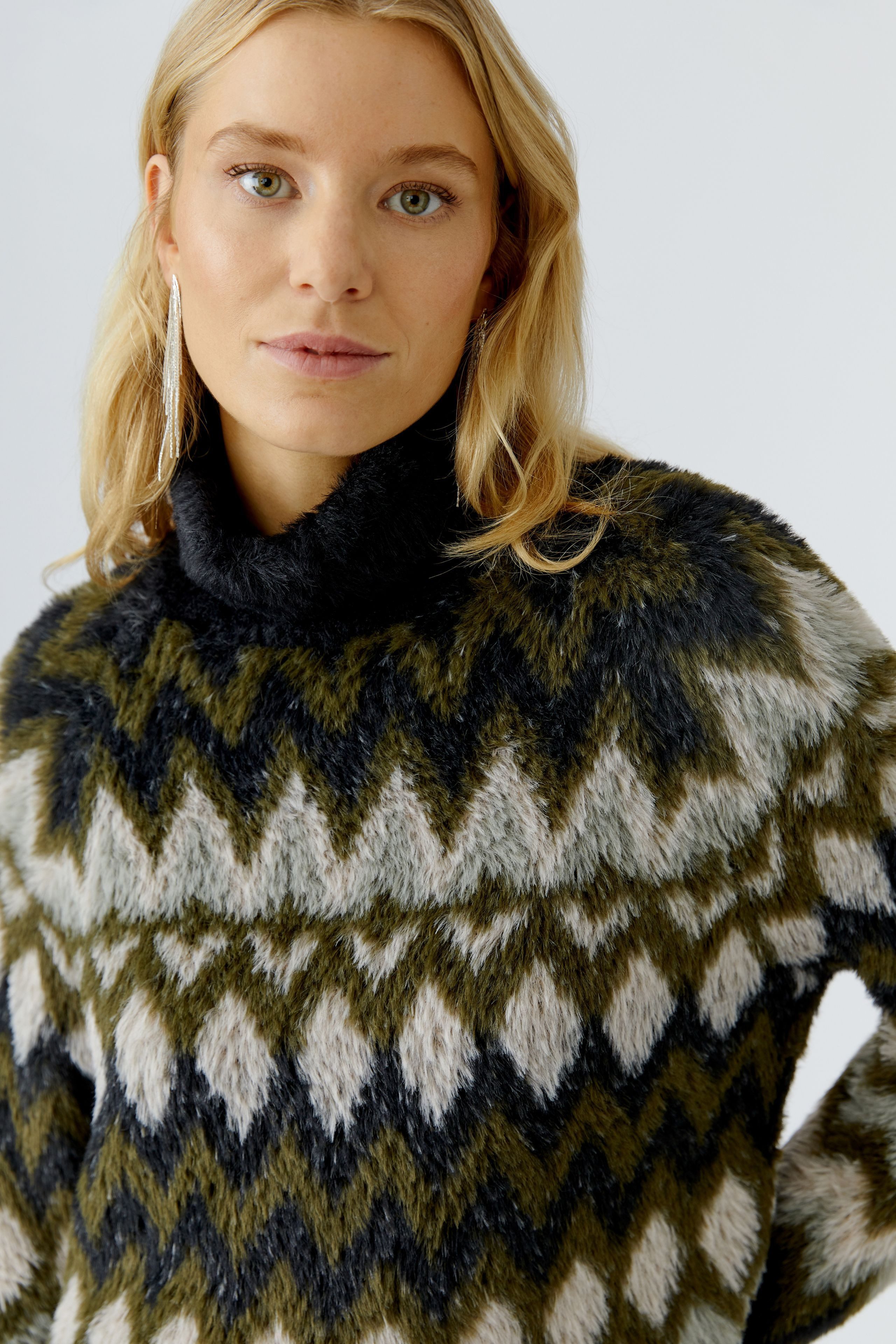 Oui Rollkragenpullover