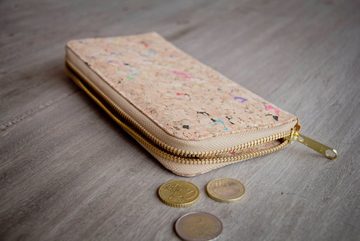BY COPALA Geldbörse Portemonnaie / Brieftasche aus Kork mit Zipper