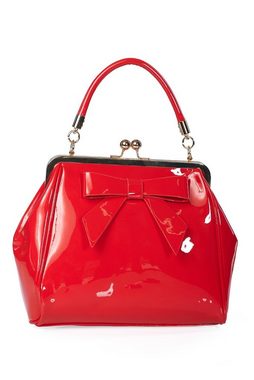 Banned Handtasche American Vintage Rot, Lack Zierschleife