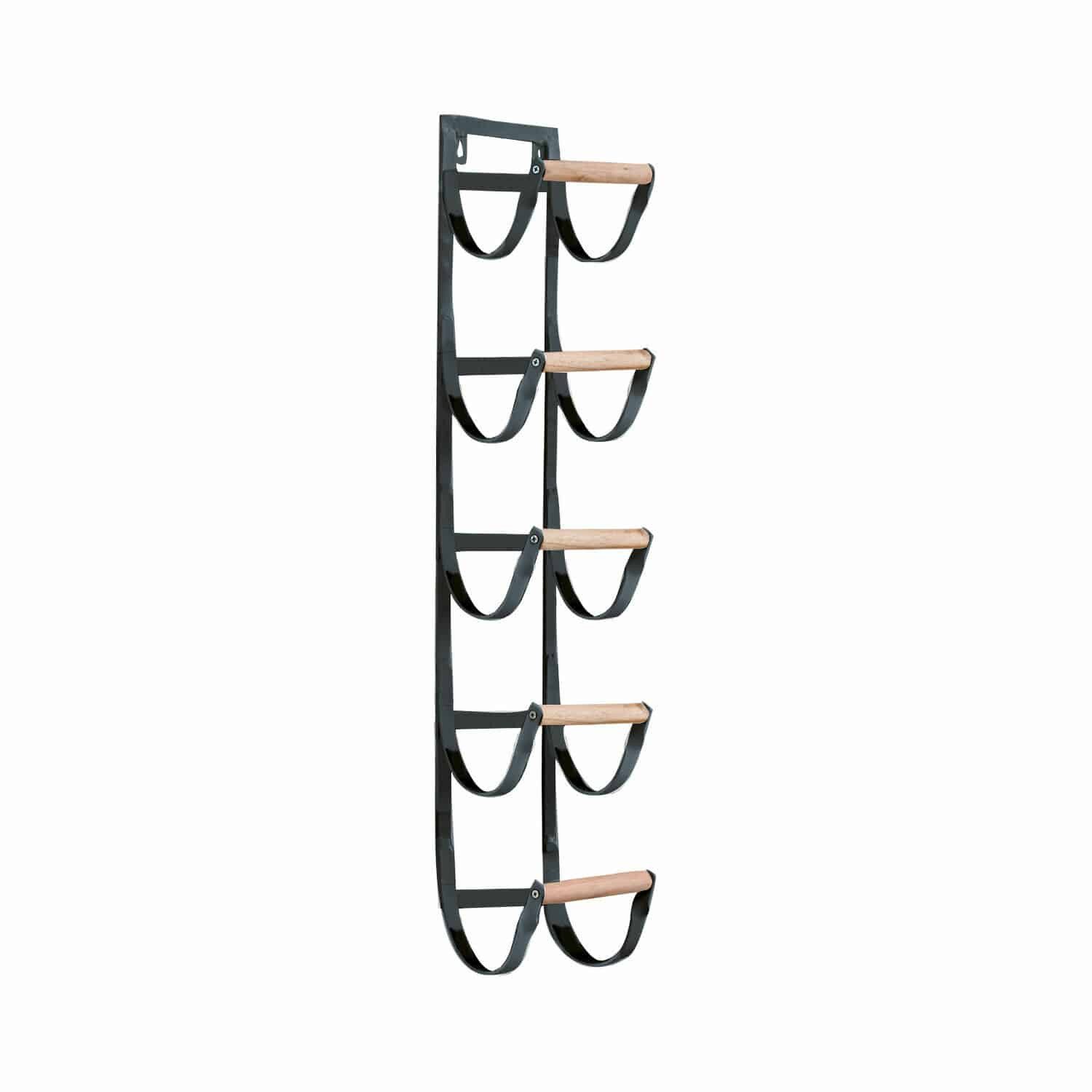 Mirabeau Weinregal Wandorganizer Utica schwarz