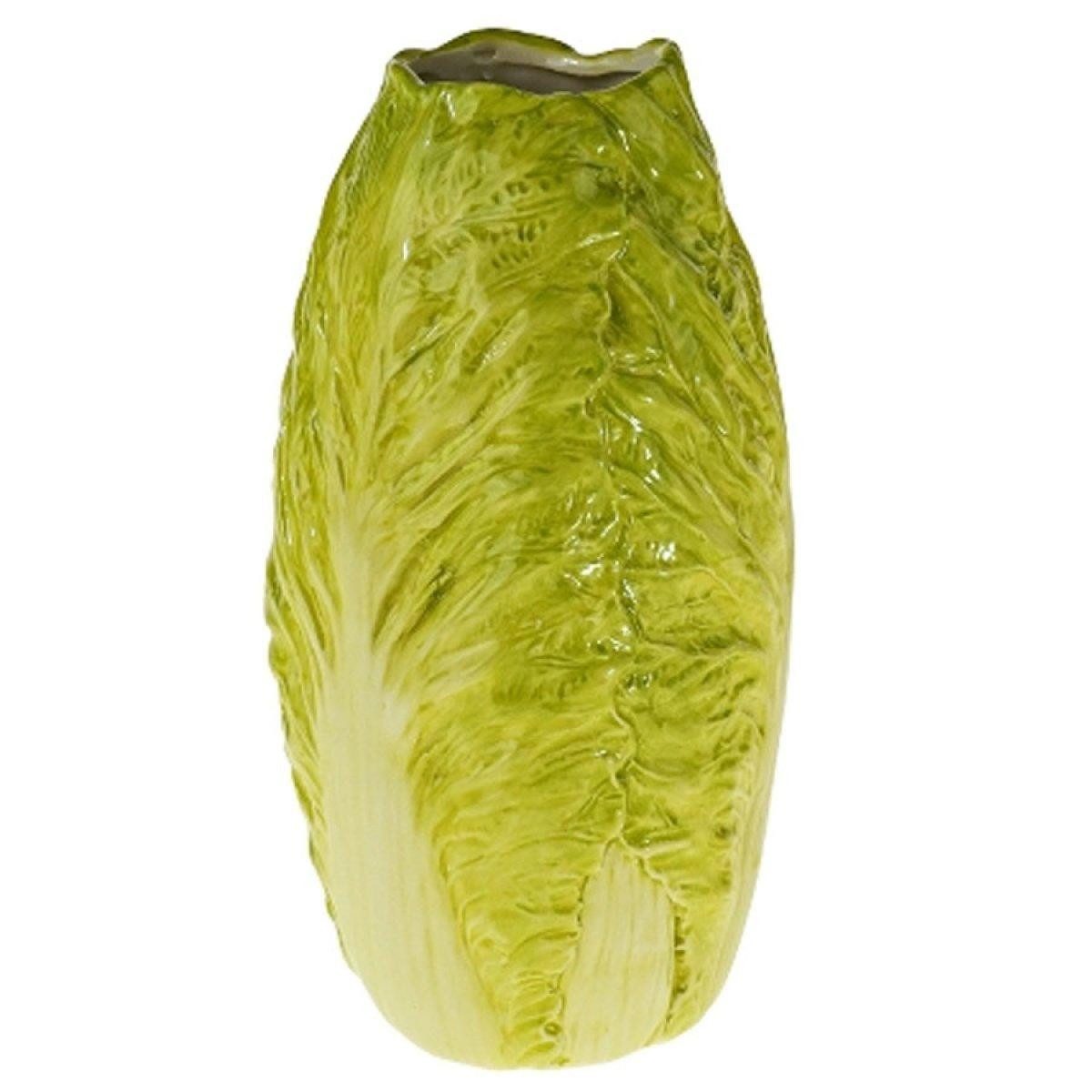 Werner Voß Dekovase Vase Chinakohl Kohlkopf Grün (26,5cm)