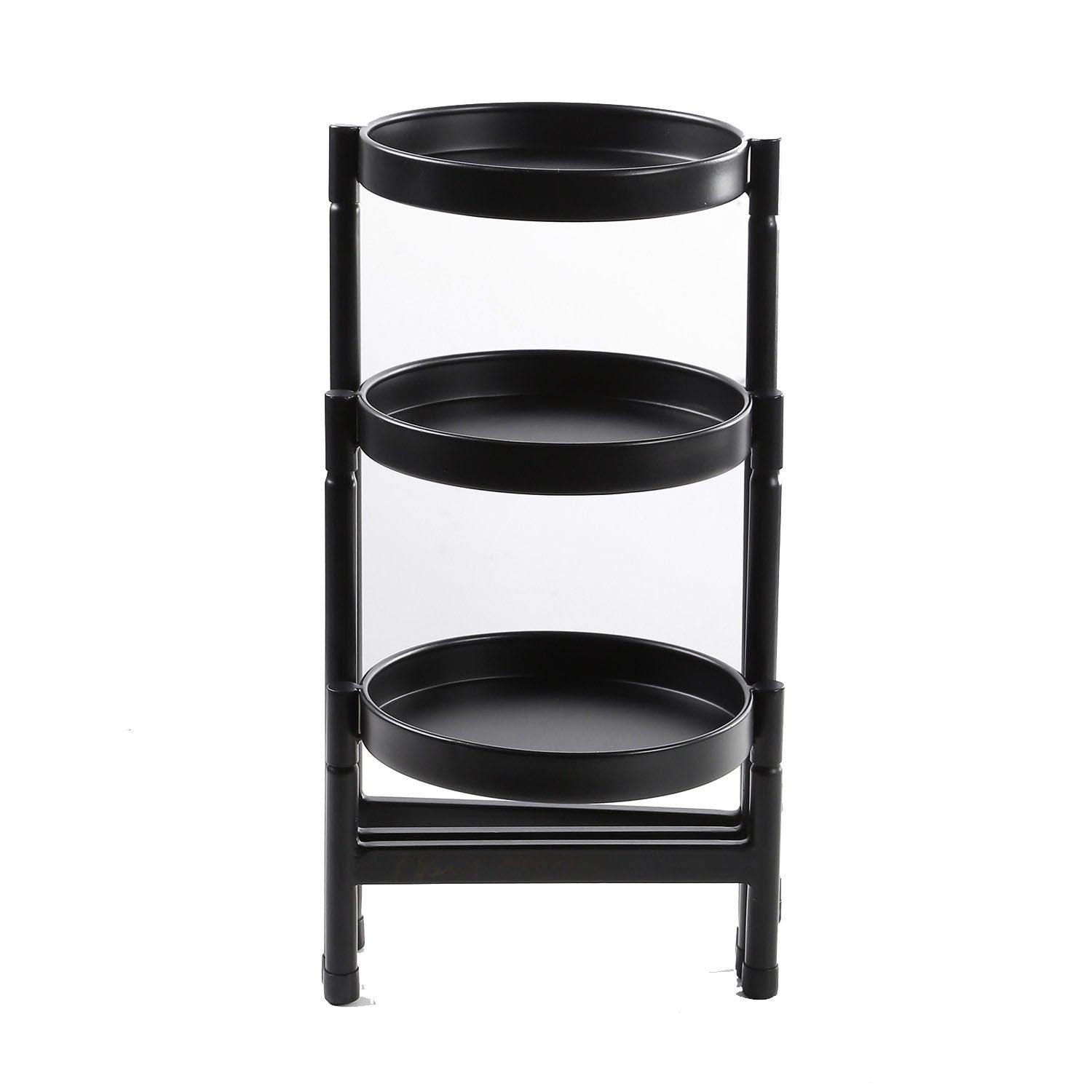 Mojawo Blumenkasten XL Blumenständer Blumentreppe Pflanzenregal Blumenregal 47x47xH.43cm