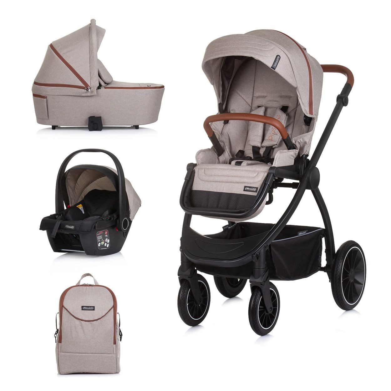 Kombi-Kinderwagen Kombikinderwagen 3in1 Prestige