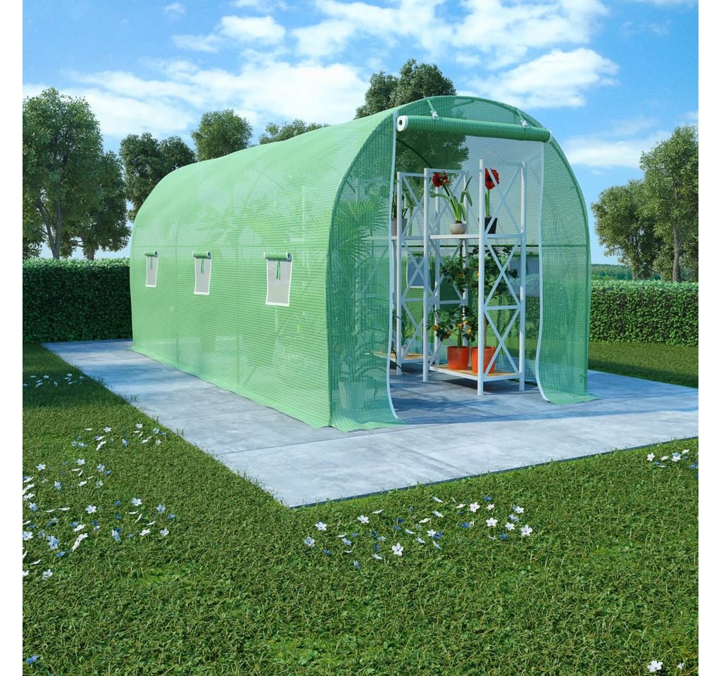 Thumbnail - vidaXL Gewächshaus, Treibhaus 9 m² 4,5x2x2 m