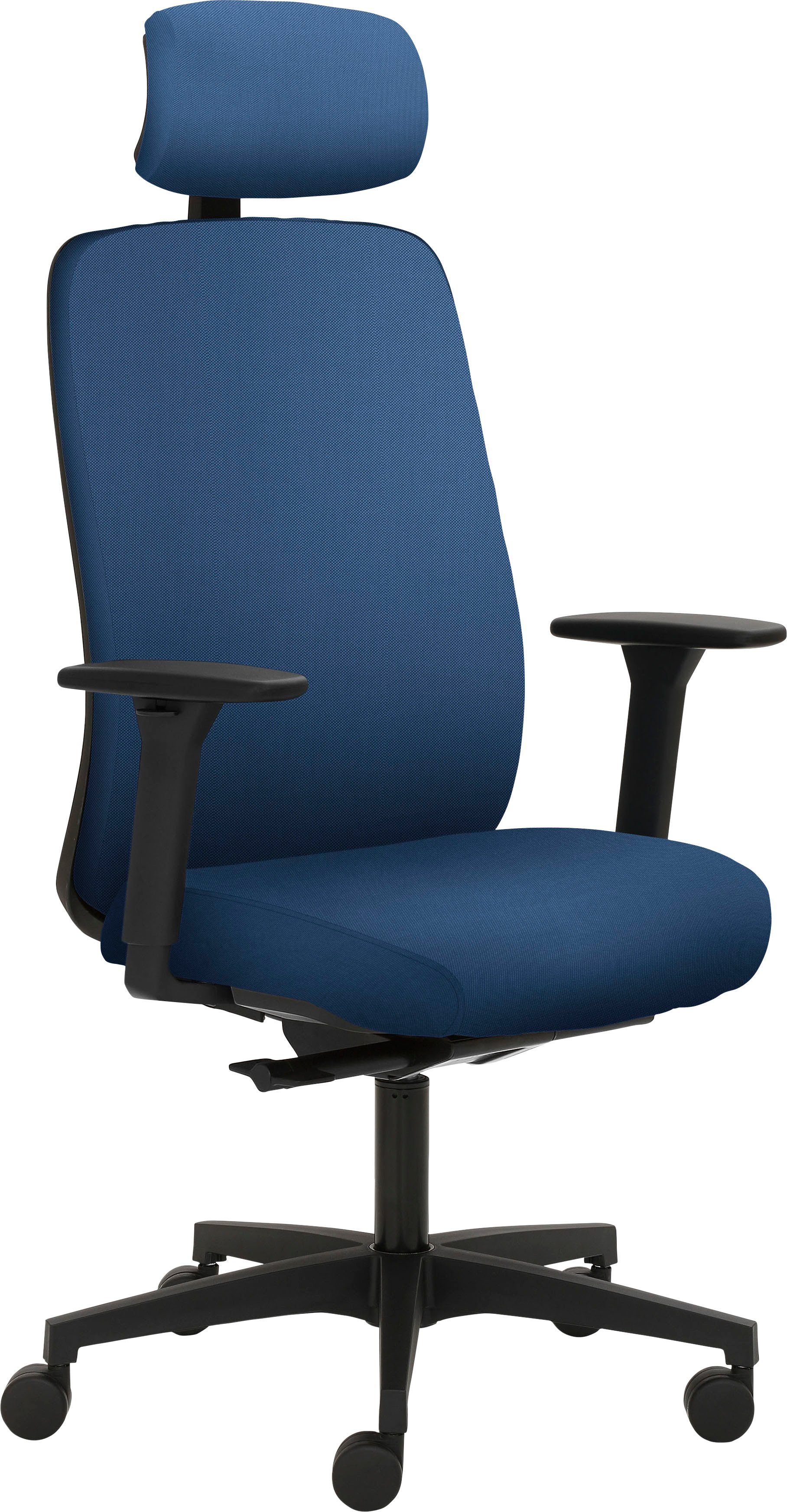 Mayer Sitzmöbel Drehstuhl 2229, | Armlehnen, Blau Blau 3D Sitztiefenverstellung Kopfstütze