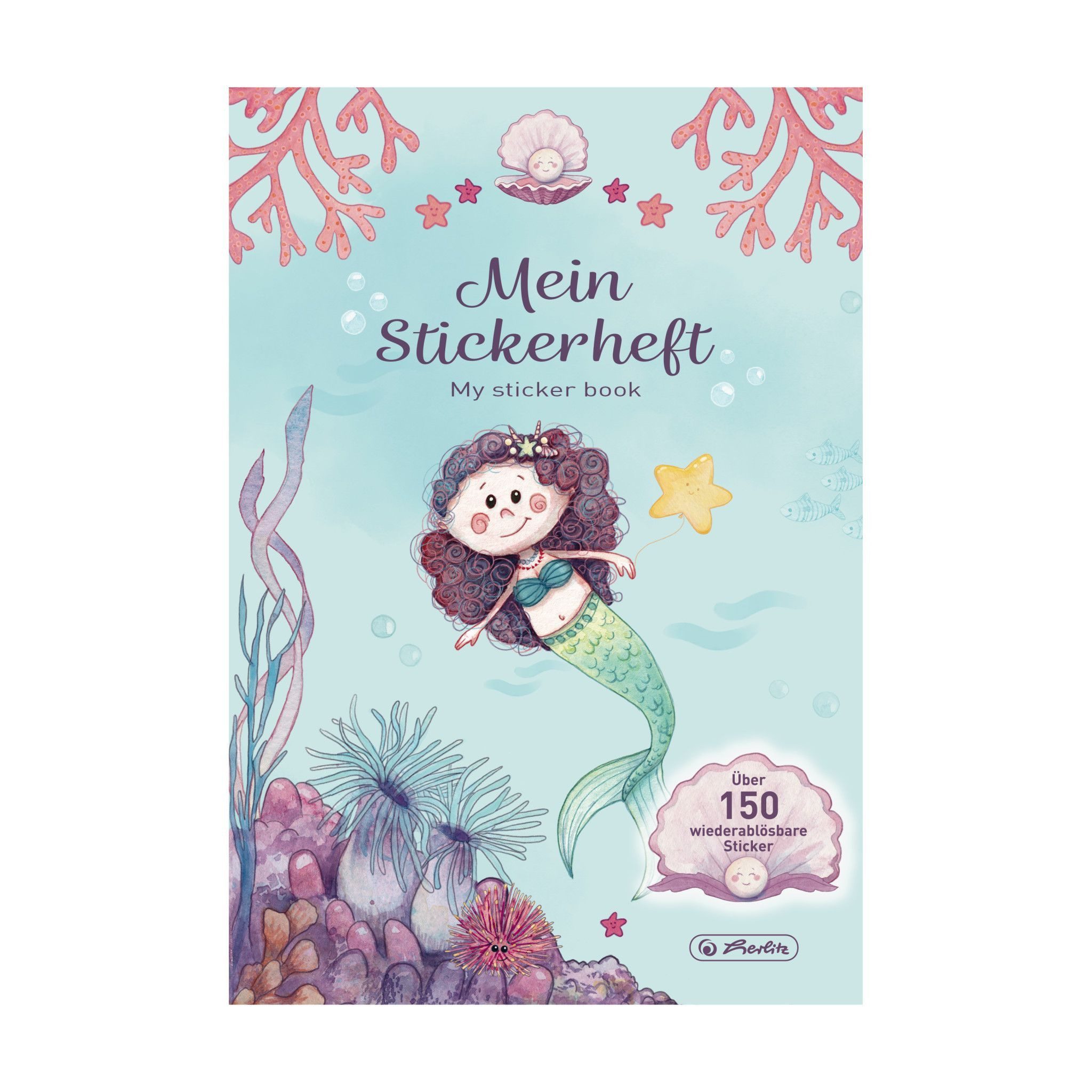 Herlitz Stickerbuch Herlitz Stickerheft A5 Mermaid FSC