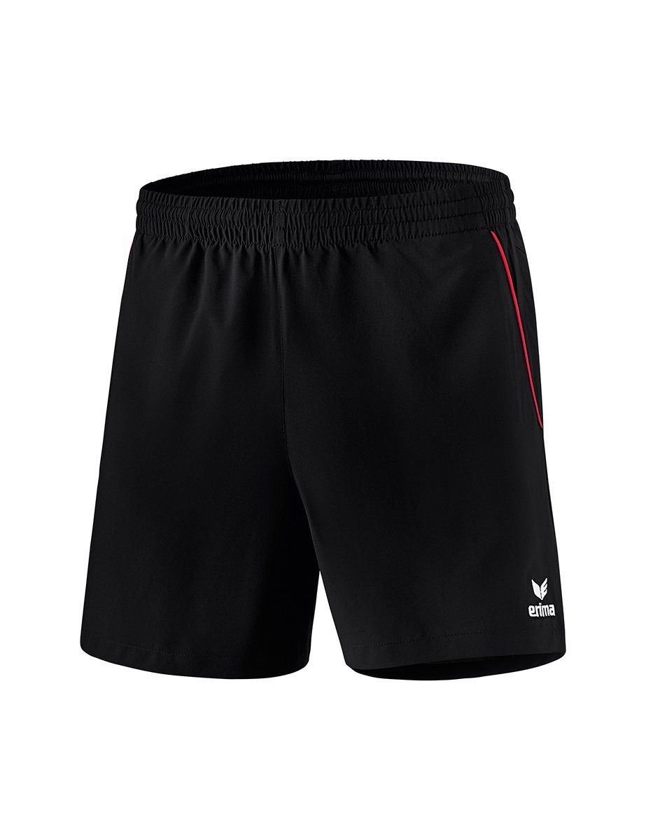 Sporthose Short Basic kurz schwarz/rot Jungen