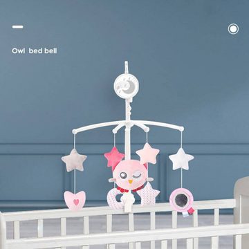 Fivejoy Adapter für Kinderwagen Rassel Spielzeug Bett Glocke Säuglingsbett-spielzeug (Lustig Cartoon-rotationsglocke Indoor Baby Spiel & Schlaf Geburtstagsgeschenk)