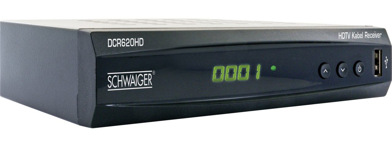 Schwaiger Schwaiger Kabelreceiver DCR620HD - Full HD (DVB-C) Netzwerk-Receiver