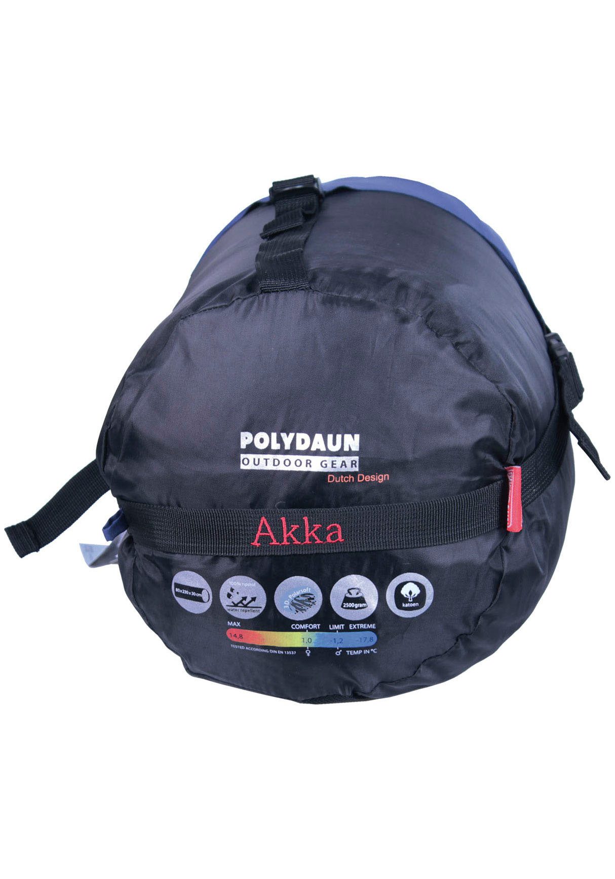 Polydaun Deckenschlafsack Akka Schlafsack mit Kapuze