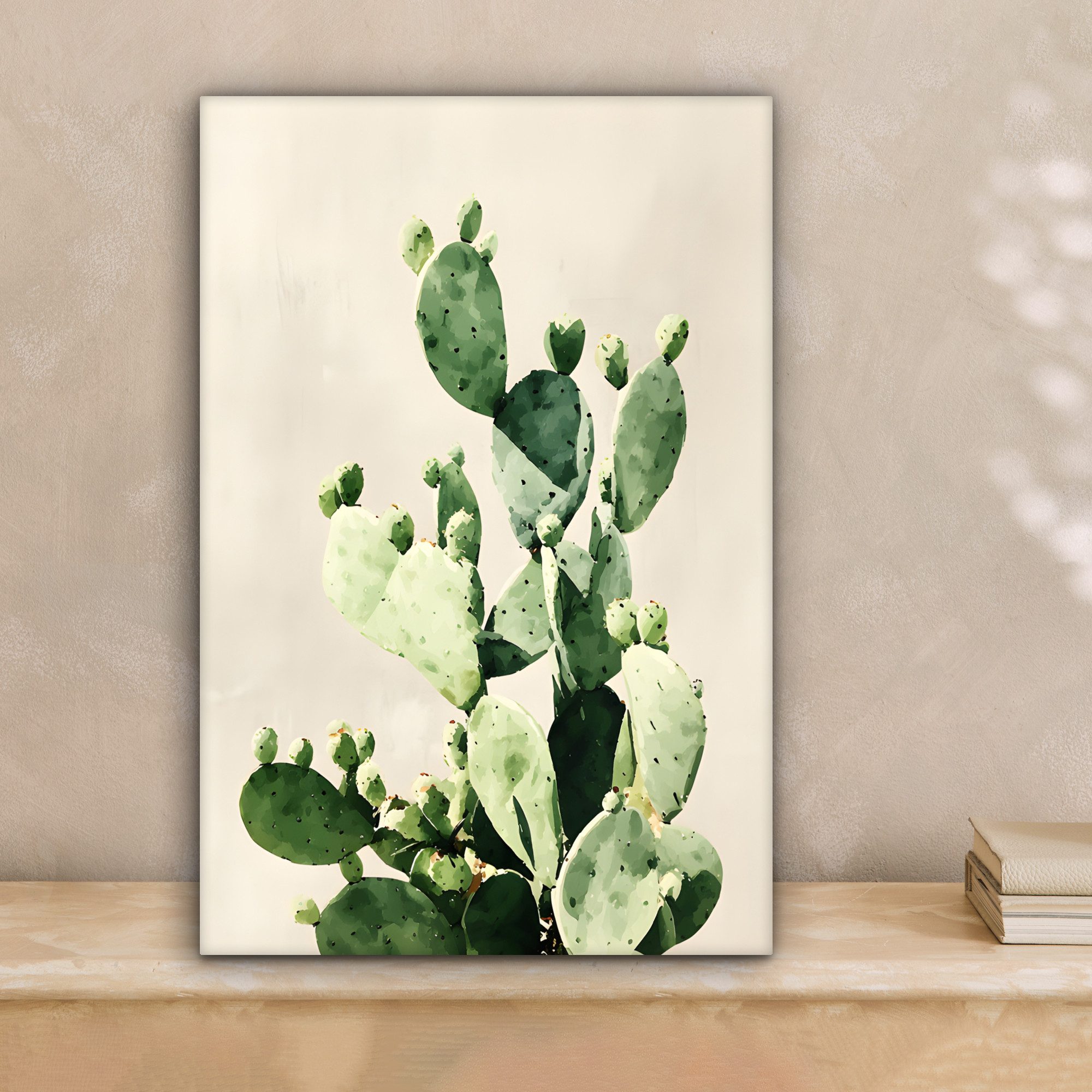 OneMillionCanvasses® Leinwandbild Kaktus - Grün - günstig online kaufen