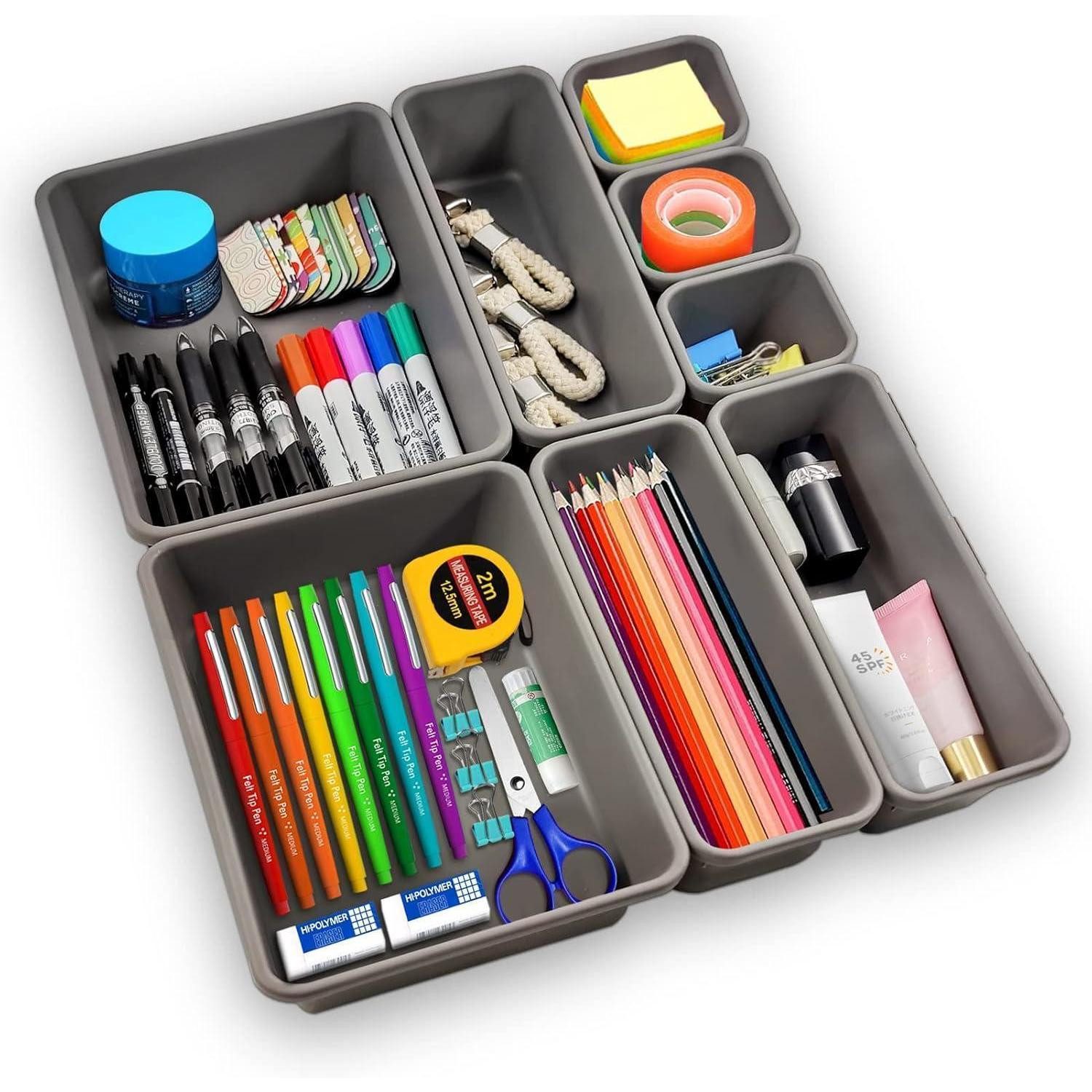 LuxusKollektion Schubladeneinsatz Schubladen Organizer Set 8-teilig Aufbewa günstig online kaufen