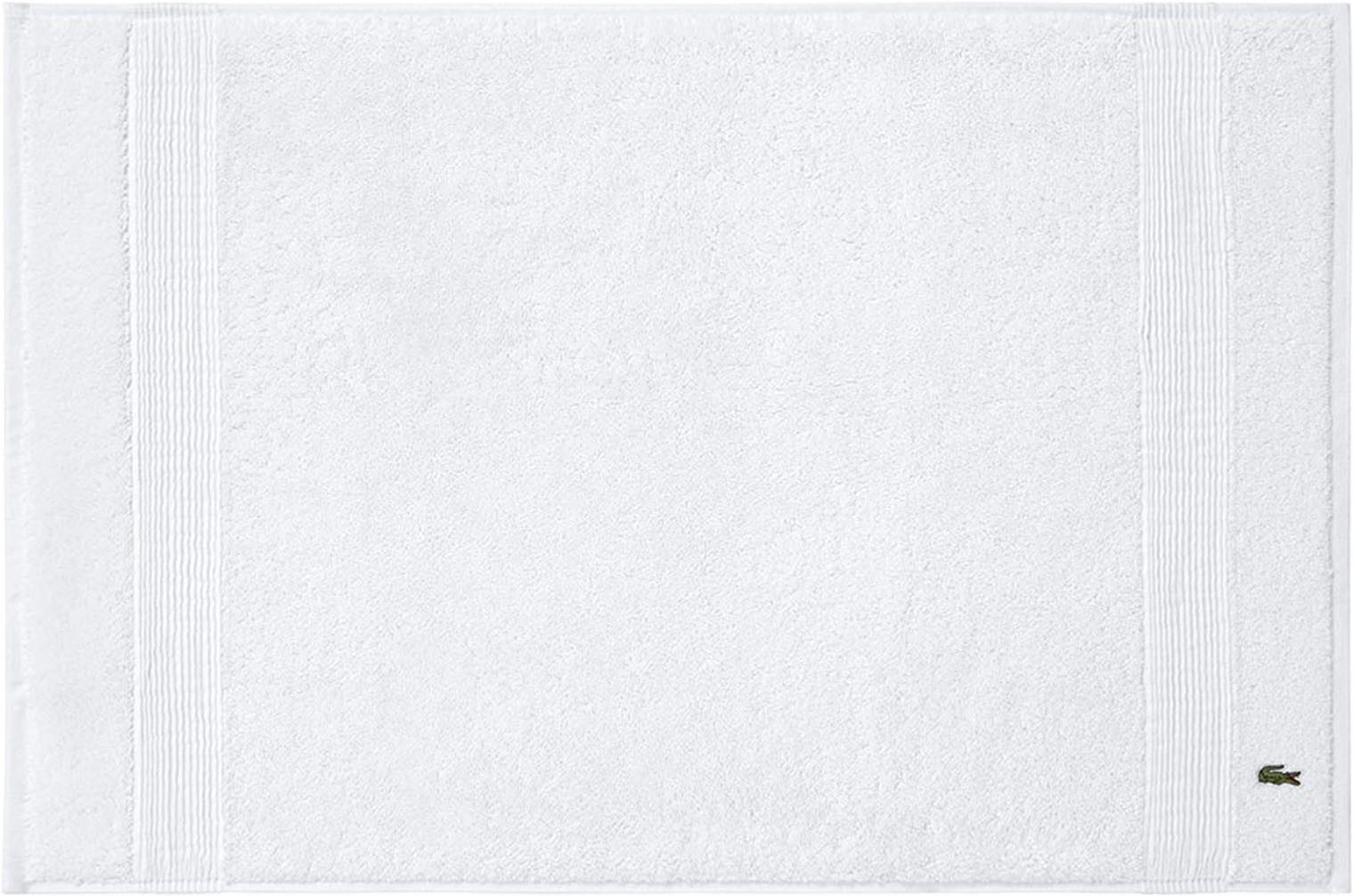 Lacoste Badematte LLECROCO, Höhe 3 mm, schnell trocknend, Baumwolle, mit Label-Applikationen