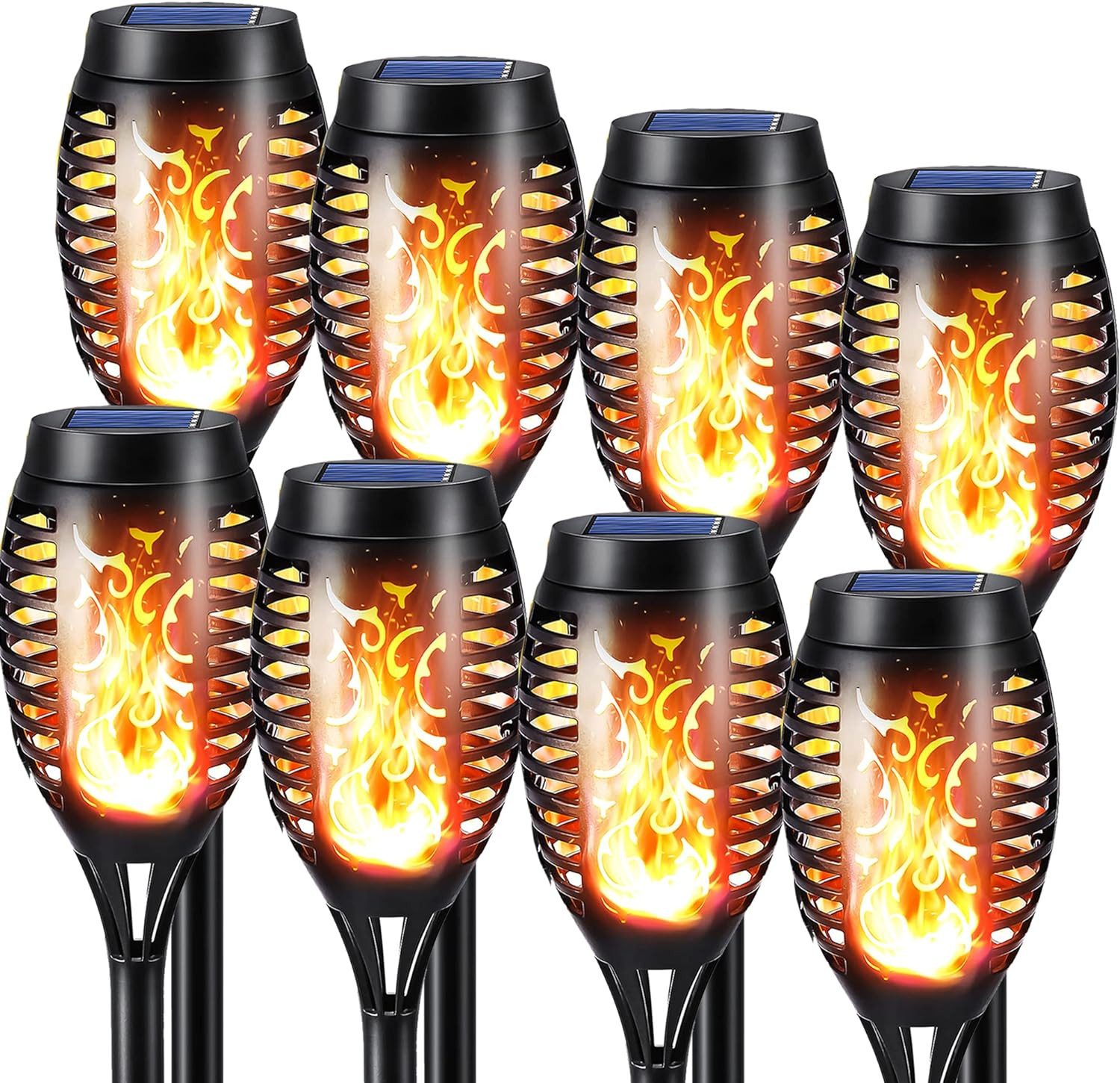 BlingBin LED Solarleuchte 4/8 Stück LED-Solar-Gartenleuchten günstig online kaufen