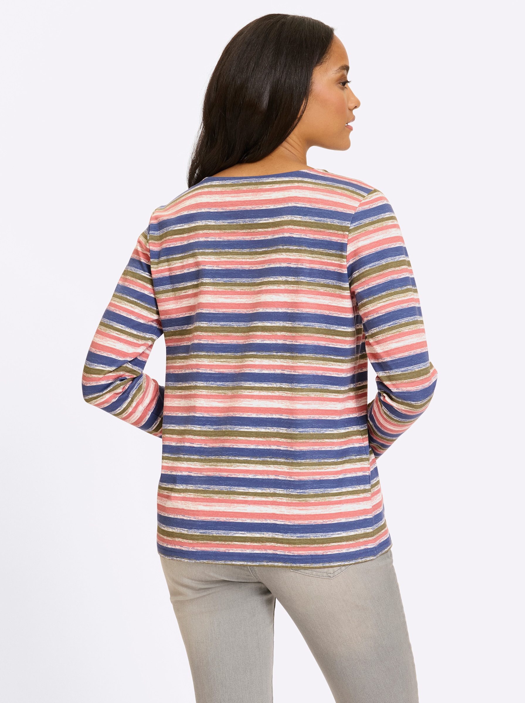 heine T-Shirt Ringelshirt Langarm