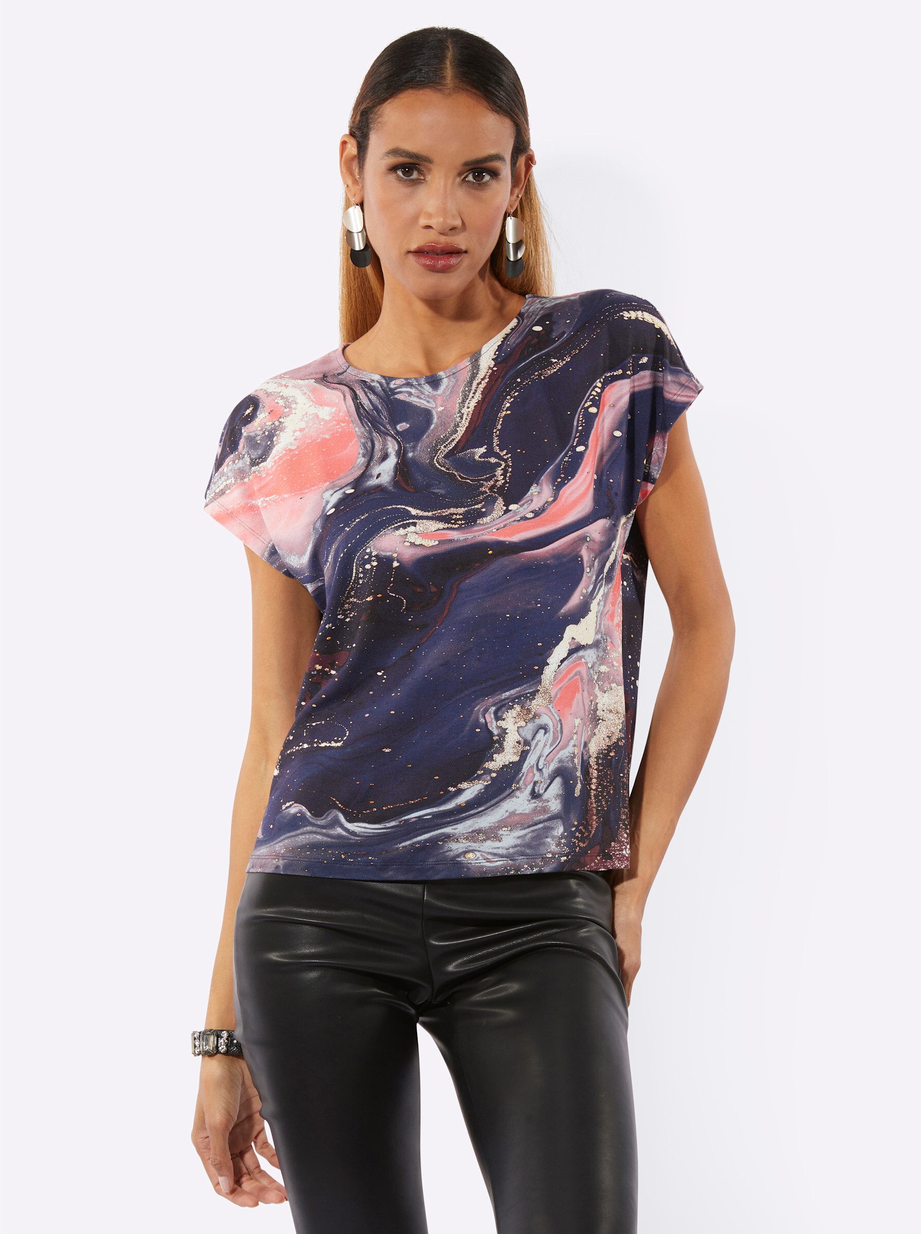 creation L T-Shirt Druck-Shirt Kurzarm – Bild 4 von 5