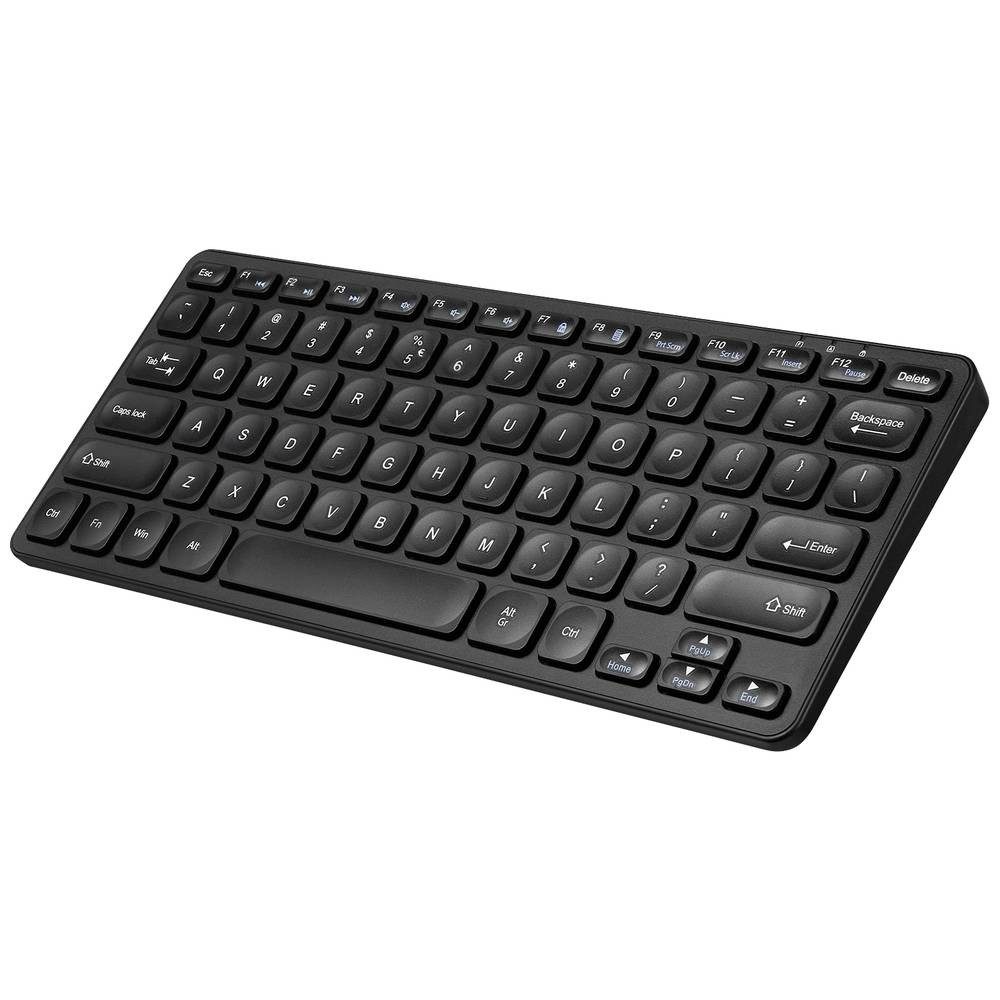 Perixx Wired mini scissor-switch DE keyboard with 4 Hubs 12308 Tastatur (USB-Hub)