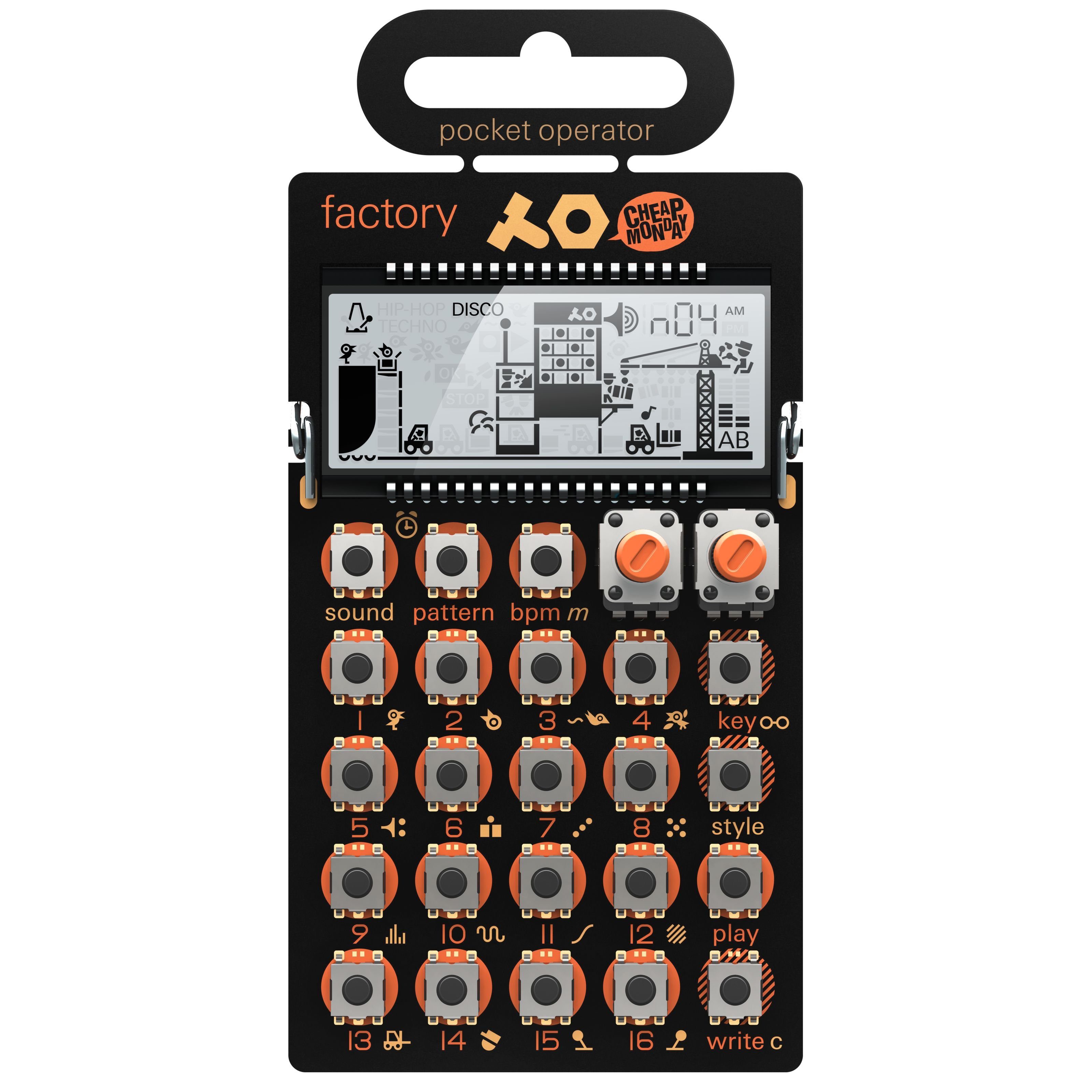 Teenage Engineering Synthesizer (PO-16 factory, Synthesizer, Mini Synthesizer), PO-16 factory - Synthesizer