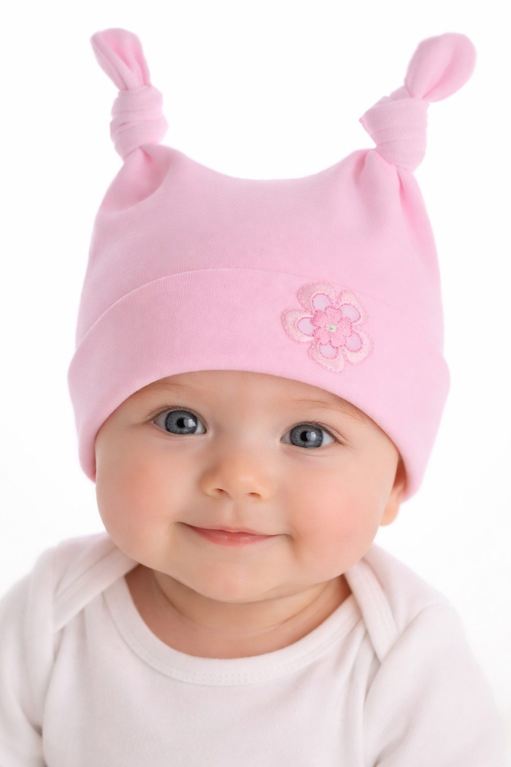 La Bortini Erstlingsmütze Babymütze Knotenmütze Baby Mütze Erstlingsmütze für Neugeborene