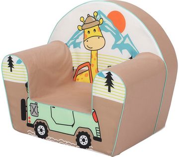 Knorrtoys® Sessel Giraffe on Tour, für Kinder; Made in Europe