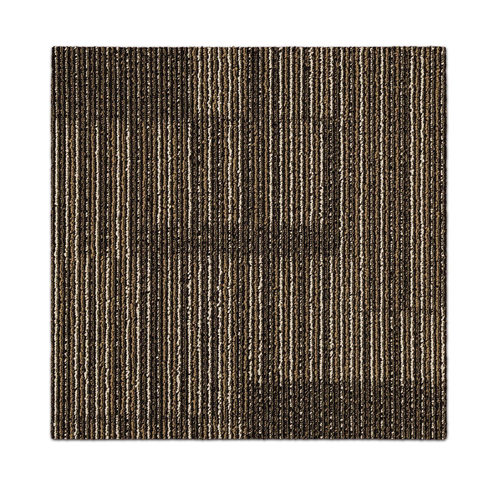 Karat Teppichfliese Zadar, Fliese, Bodenschutz, verschiedene Farben, 50x50 cm, Quadratisch, Höhe: 6 mm, Selbstliegend