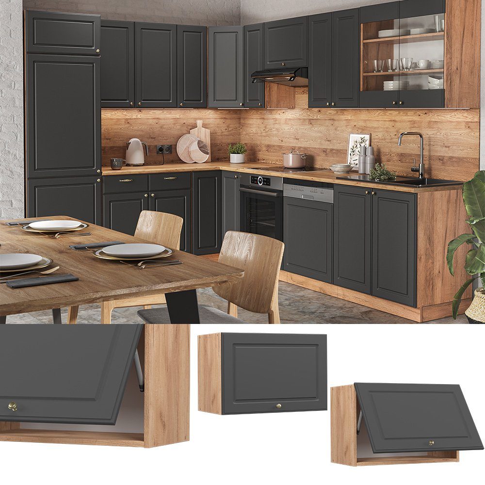 Vicco Hängeschrank Fame-Line, Anthrazit-Gold/Goldkraft Eiche, 60 günstig online kaufen