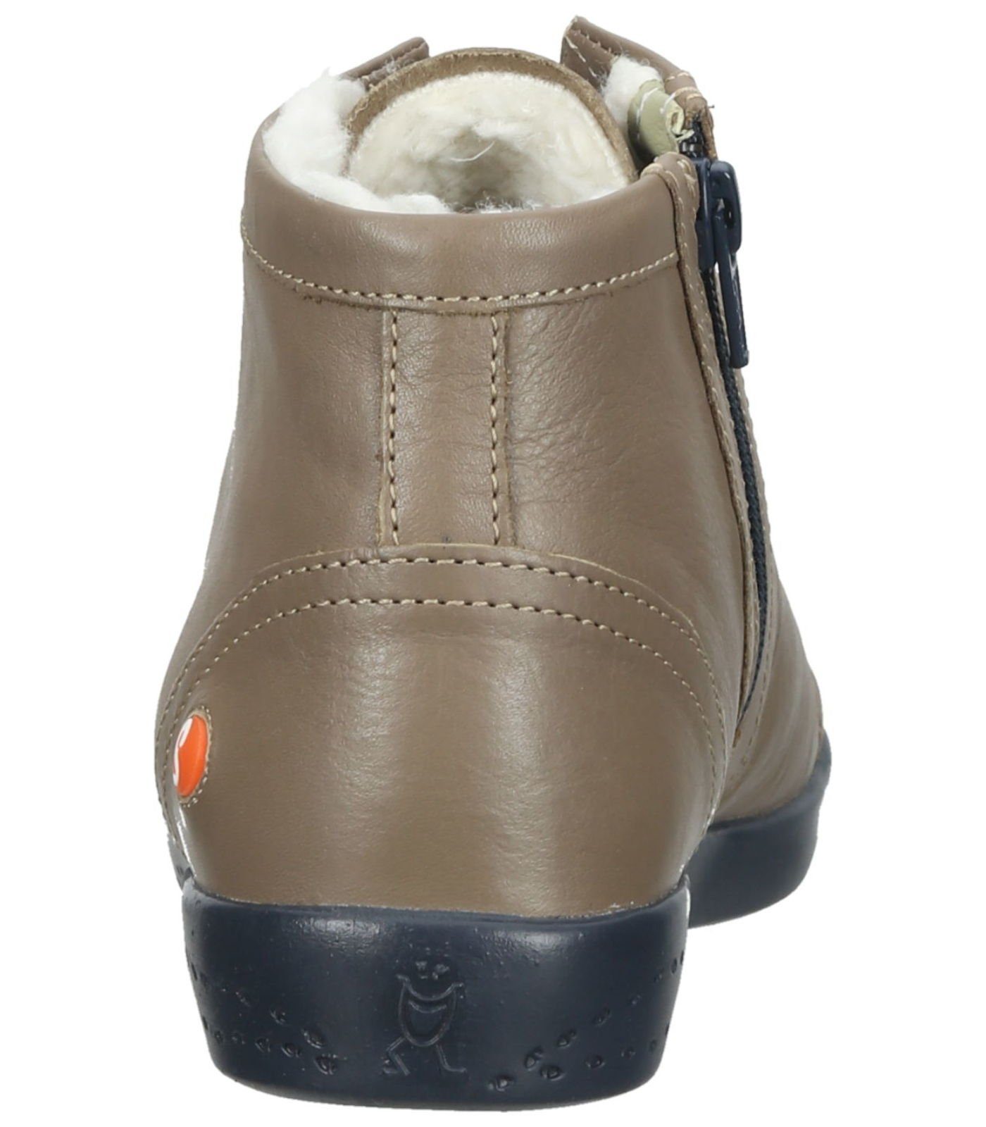 Stiefelette (SLUDGE) Leder Braun softinos Schnürstiefelette (021)