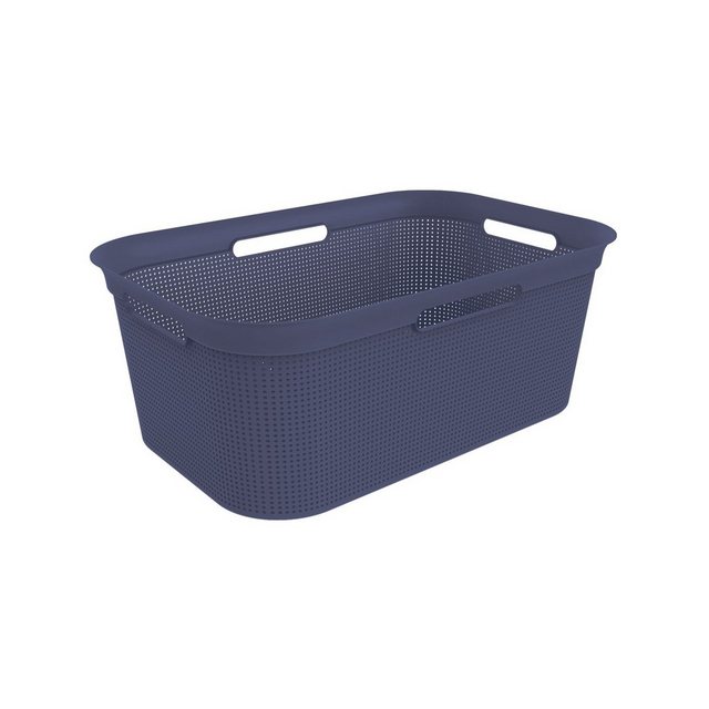 ROTHO Wäschekorb Brisen Wäschekorb 40l mit 4 Griffen, Kunststoff (PP) BPA-frei, Löcher an den Seiten ermöglicht Luftzirkulation innerhalb der Wäschebox