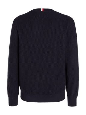 Tommy Hilfiger Rundhalspullover OVAL STRUCTURE CREW NECK