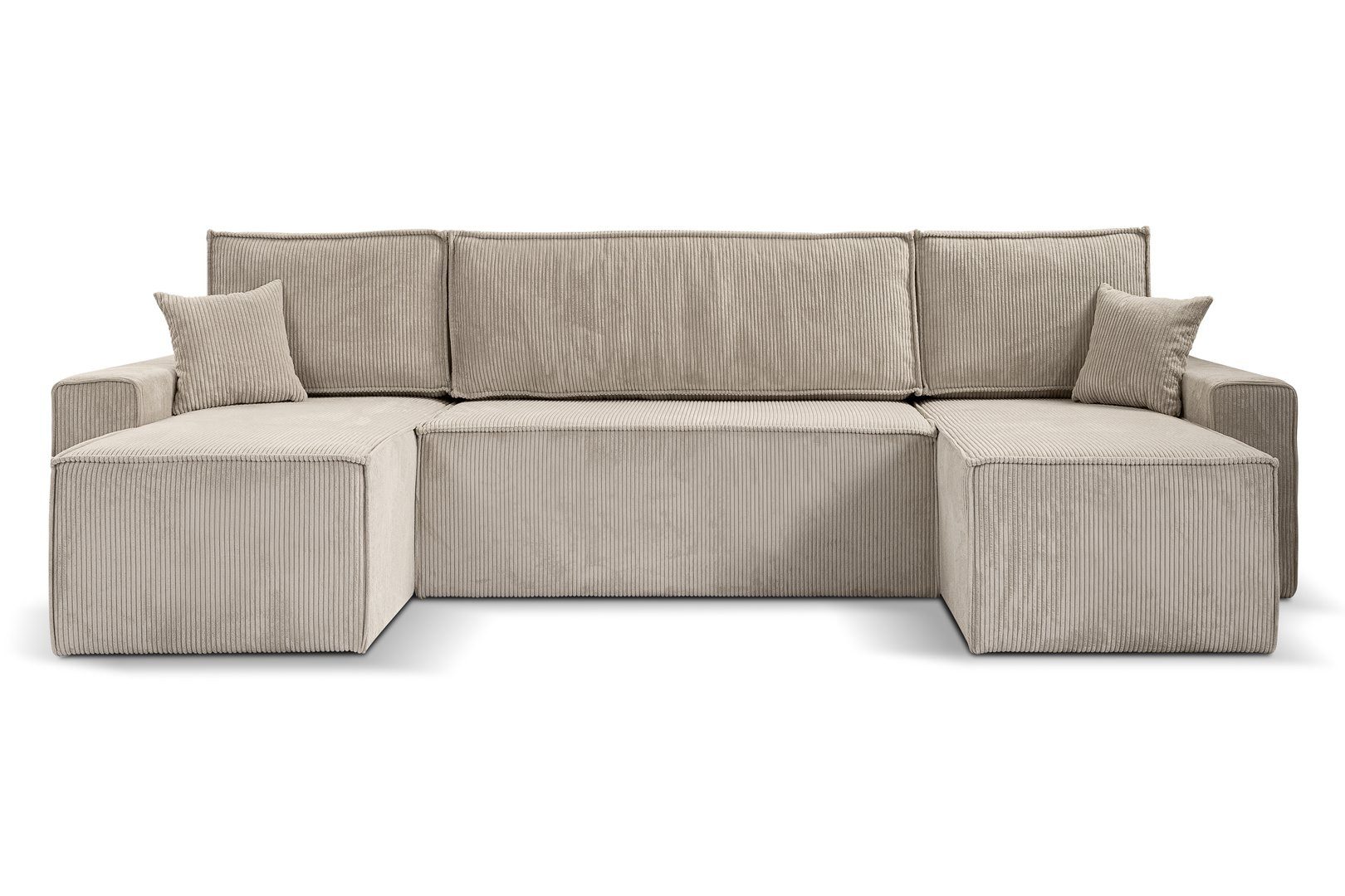 Beautysofa Ecksofa mit Bettkasten, im Cordstoff günstig online kaufen
