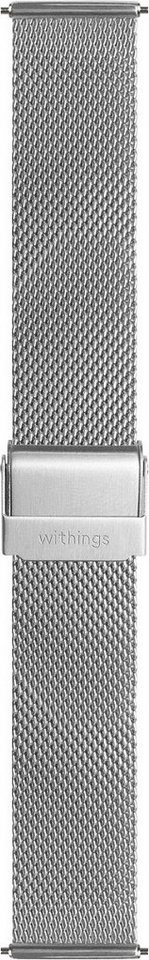 Withings Wechselarmband Mesh-Looparmband, Passend für Withings Steel und  Steel HR 36 mm