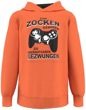 KIDSWORLD Kapuzensweatshirt FÜR ZOCKER, mit Gamer Spruch