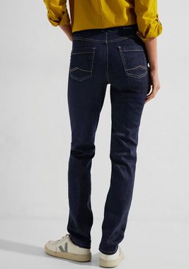 Cecil Slim-fit-Jeans mit dunkelblauer Waschung
