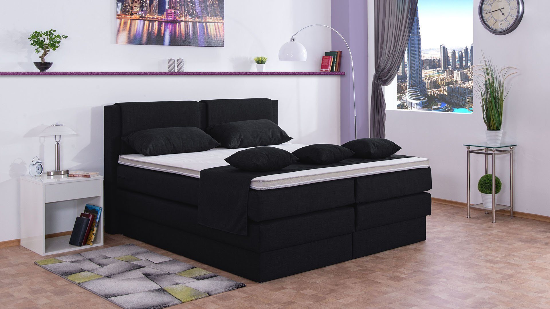 Meisterbetten Boxspringbett Dora (mit Bettkasten, 7-Zonen günstig online kaufen