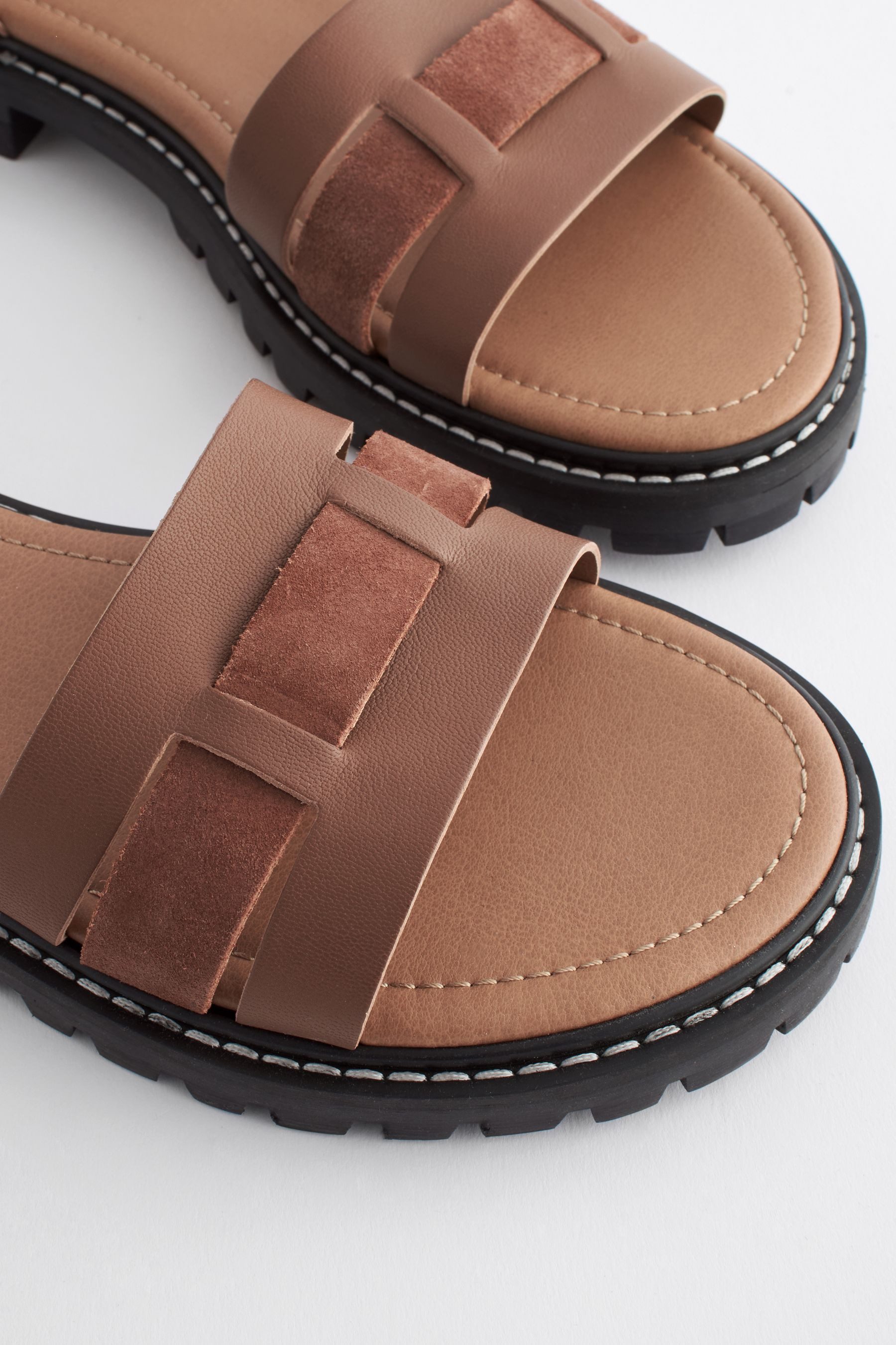 Next Forever Comfort® Ledersandalen mit Profilsohle günstig online kaufen
