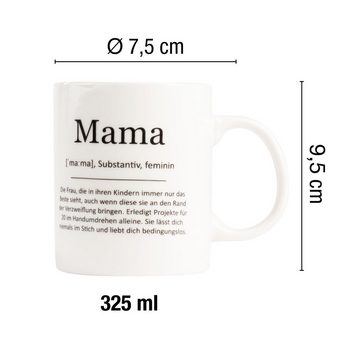 ILP Tasse Kaffeebecher Mama mit Spruch
