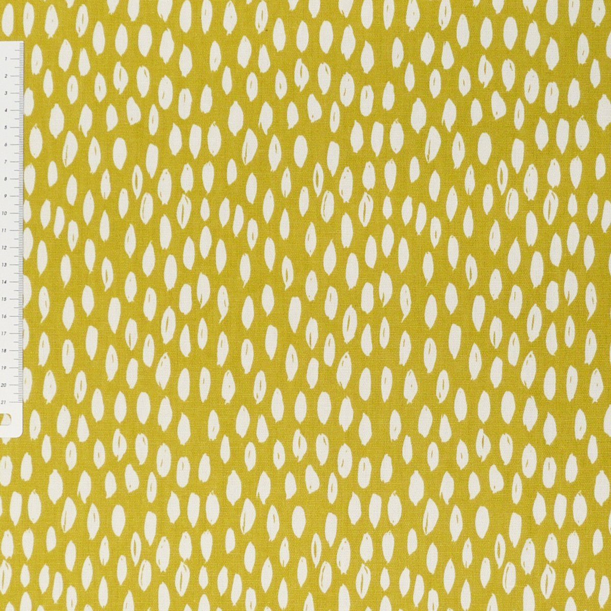 SCHÖNER LEBEN. Tischläufer Schöner Leben gelb weiß handmade ocker Tischläufer 40x160cm, Bayside Honeydew