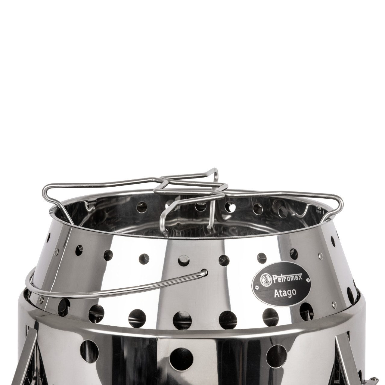 Petromax Grillrosteinsatz Petromax Kochkreuz für Holzkohlegrill Atago aus, Edelstahl