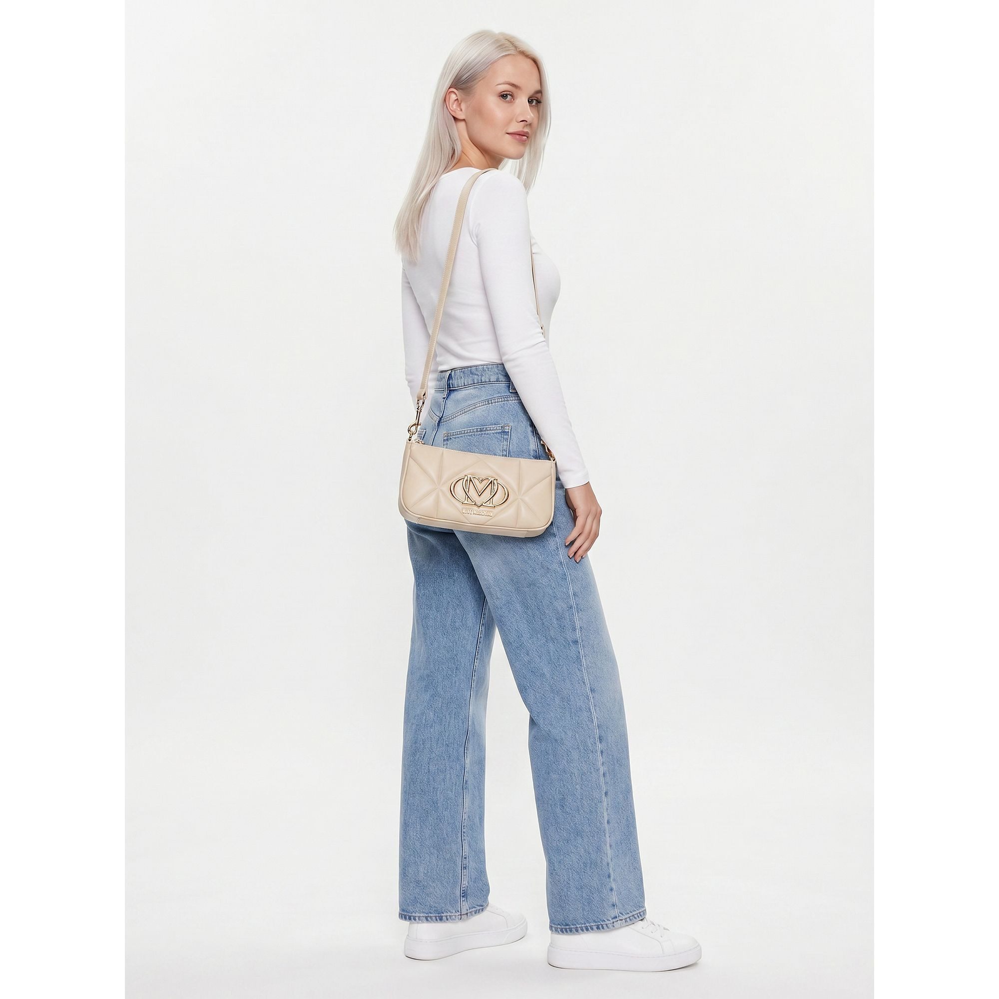 LOVE MOSCHINO Schultertasche, Polyurethan