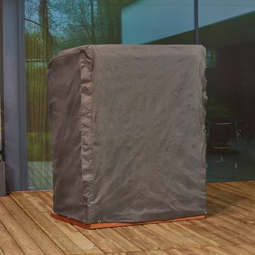 winza outdoor covers Strandkorb-Schutzhülle Outdoor Cover (Premium Schutzhülle Strandkorb), wasserdicht, UV beständig, 100 % recycelbar, 155x115x160/135 cm