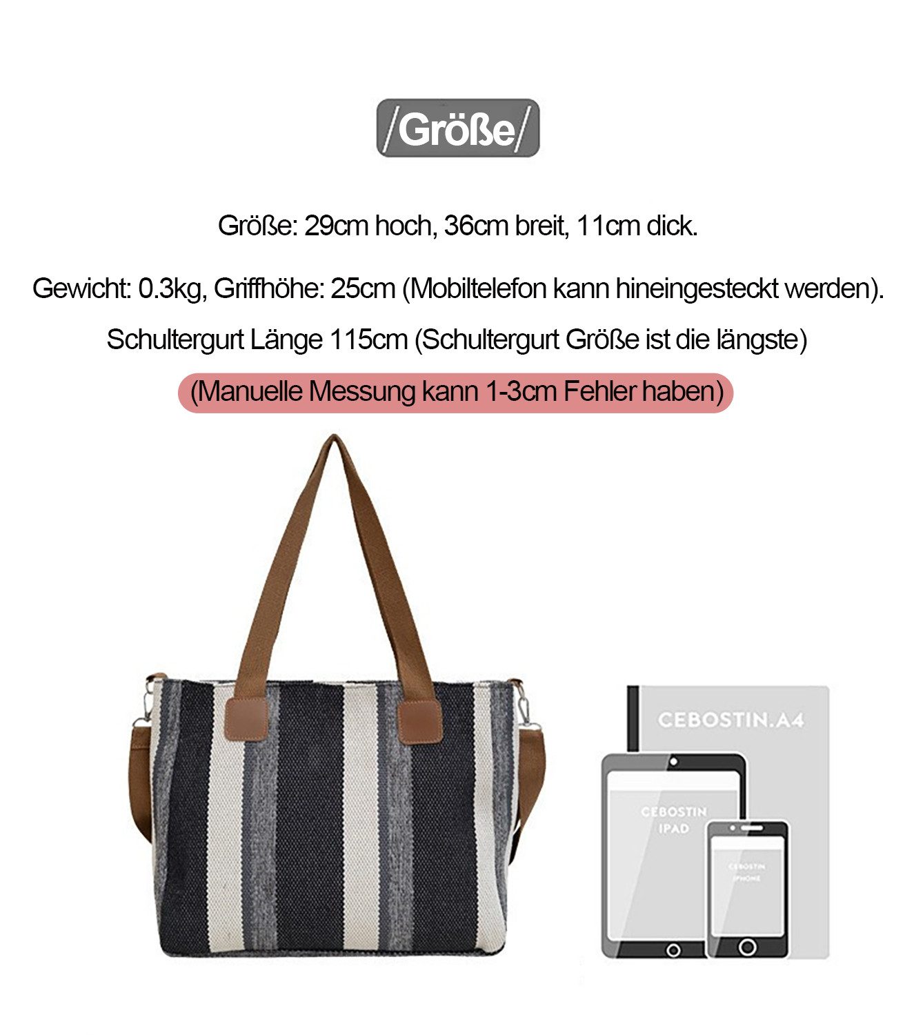 ibettertec Umhängetasche Handy Mini-Tasche Kleine Schultertasche günstig online kaufen