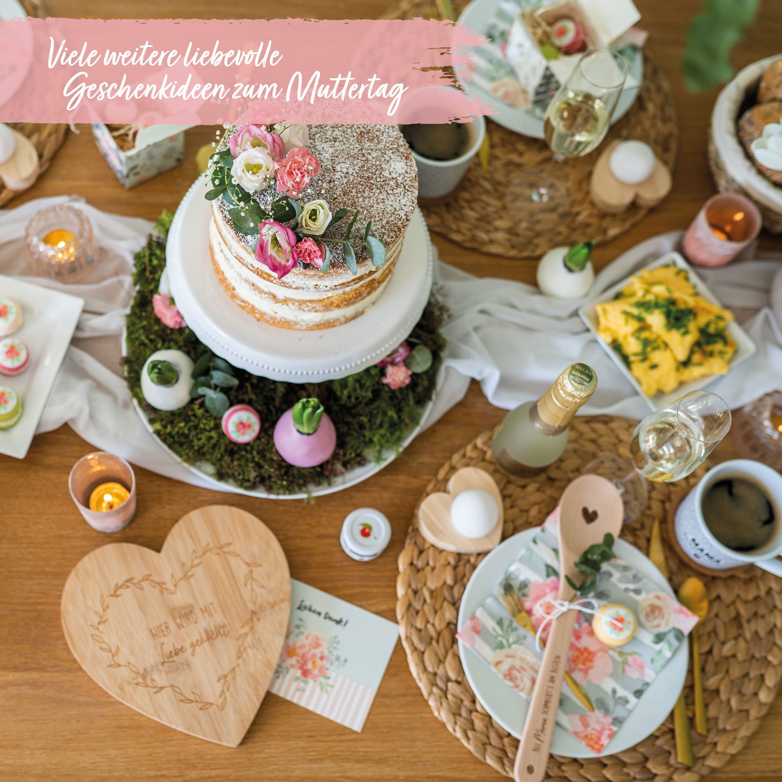 PAPIERDRACHEN Geschenkpapier Einzigartiges Geschenkpapier zum Muttertag - mit Etiketten